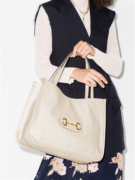 gucci horse bag white|gucci horsebit 1955 tote bag.